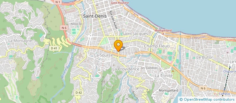localisation de l'entreprise CHARCUTERIE RAMASSAMY à SAINT-DENIS