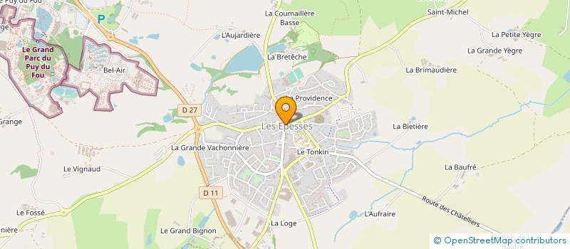 localisation de l'entreprise CHARCUTERIE RAPIN à LES EPESSES