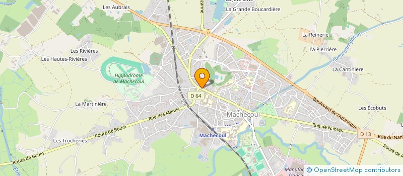 localisation de l'entreprise CHARCUTERIE SAINT NICOLAS à MACHECOUL-SAINT-MEME