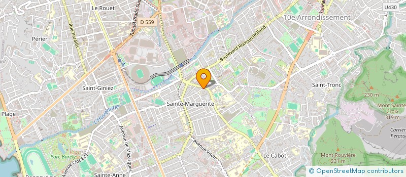 localisation de l'entreprise CHARCUTERIE SAINTE MARGUERITE à MARSEILLE
