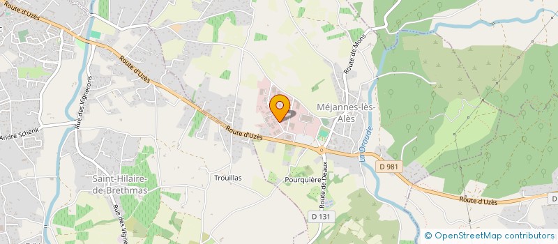 localisation de l'entreprise CHARCUTERIE SEYNOISE LA FARIGOULETTE  MEJANNES-LES-ALES