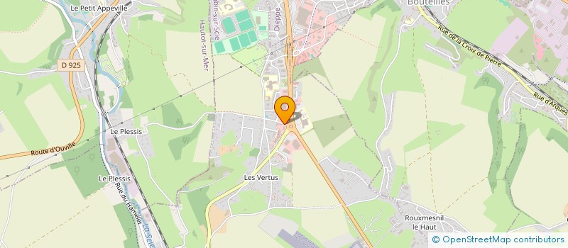 localisation de l'entreprise CHARCUTERIE TRAITEUR BIDEAU  SAINT-AUBIN-SUR-SCIE