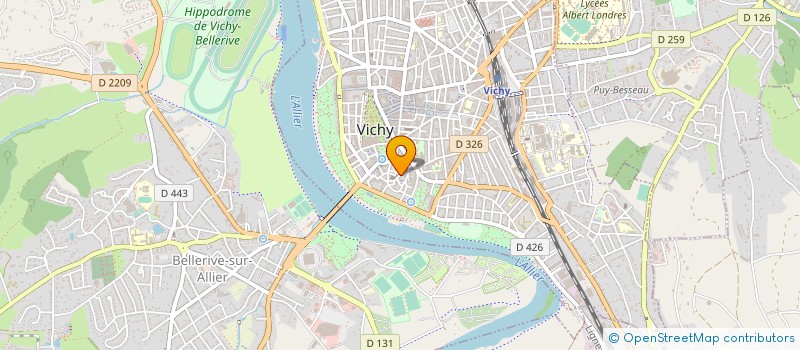 localisation de l'entreprise CHARCUTERIE TRAITEUR DU VIEUX VICHY à VICHY