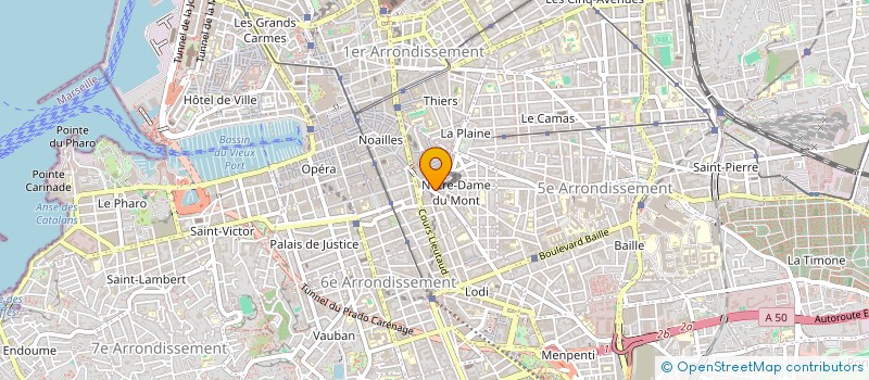 localisation de l'entreprise CHARCUTERIE TRAITEUR FERRANDEZ à MARSEILLE