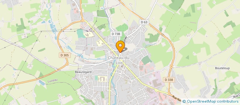 localisation de l'entreprise CHARCUTERIE TRAITEUR GUIGNARD-SNC EMVA à MONTVAL-SUR-LOIR