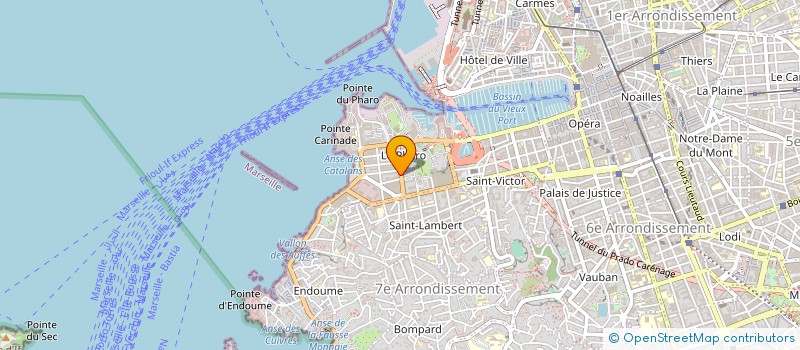 localisation de l'entreprise CHARCUTERIE TRAITEUR PASTEUR à MARSEILLE