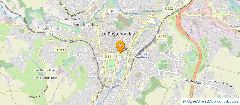 localisation de l'entreprise CHARCUTERIE TRAITEUR RIOUFREYT à LE PUY-EN-VELAY