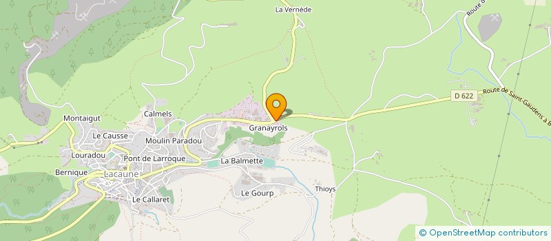localisation de l'entreprise CHARCUTERIE VIDAL à LACAUNE