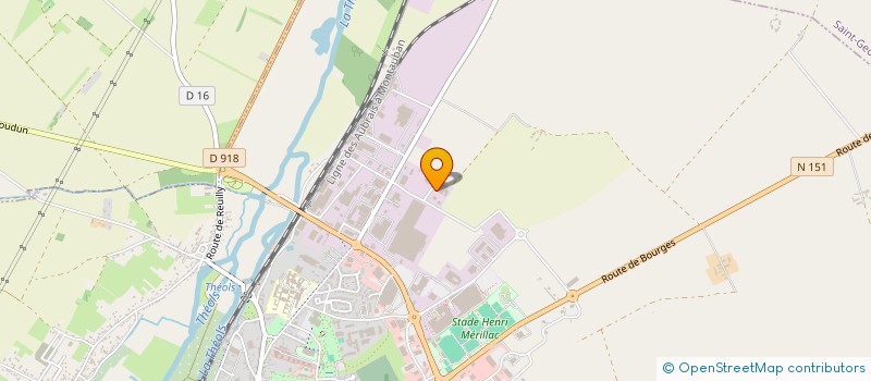 localisation de l'entreprise CHARCUTERIES ISSOLDUNOISES à ISSOUDUN