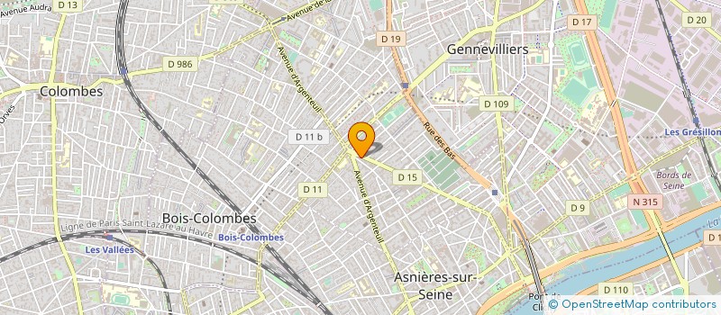 localisation de l'entreprise CHARCUTIER TRAITEUR BERTRAND à ASNIERES-SUR-SEINE
