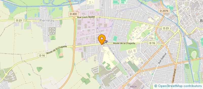 localisation de l'entreprise CHARD  BOURGES