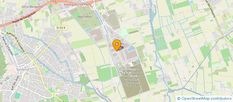 localisation de l'entreprise CHARD-HUTCHINSON  ENTRAIGUES-SUR-LA-SORGUE