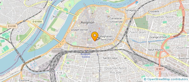 localisation de l'entreprise CHARDAIN PROJETS INGENIERIES ACTIONS à AVIGNON