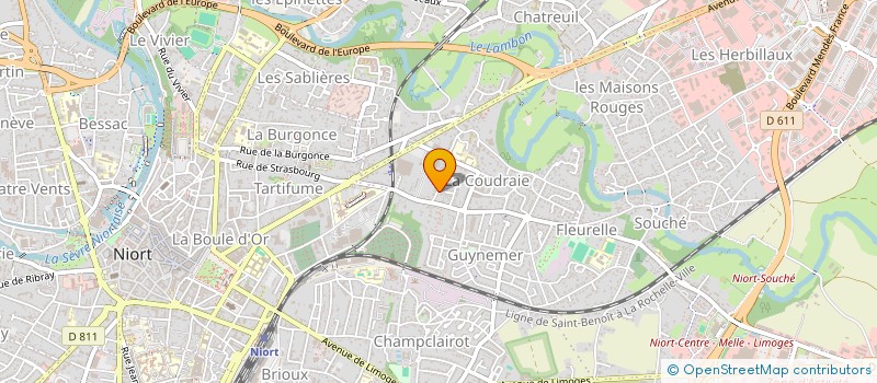 localisation de l'entreprise CHARDAVOINE VIII  NIORT