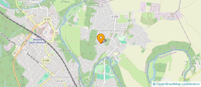 localisation de l'entreprise CHARDELIN-ELVIRA  VARENNES-JARCY