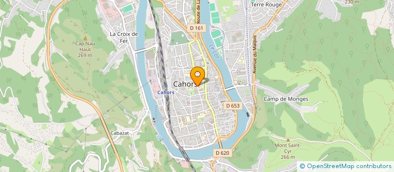 localisation de l'entreprise CHARDEN  CAHORS