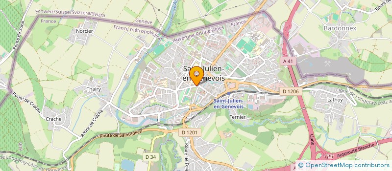 localisation de l'entreprise CHARDENIE  ARCHAMPS