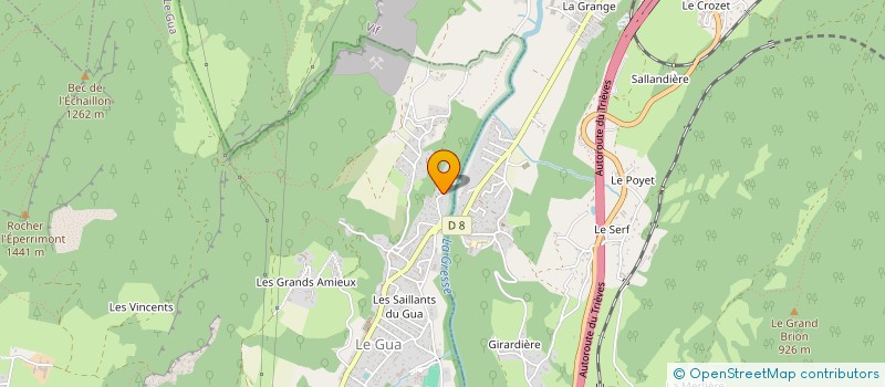 localisation de l'entreprise CHARDET PAYSAGE  LE GUA