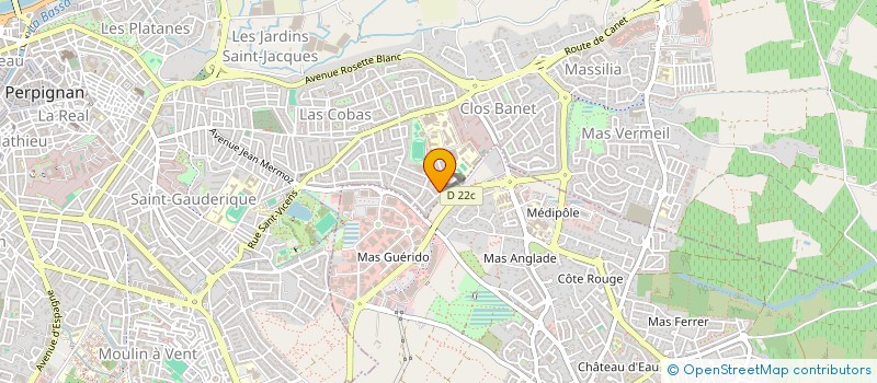 localisation de l'entreprise CHARDIN à PERPIGNAN