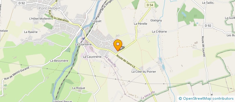 localisation de l'entreprise CHARDIN-POISSON  LA MEAUFFE