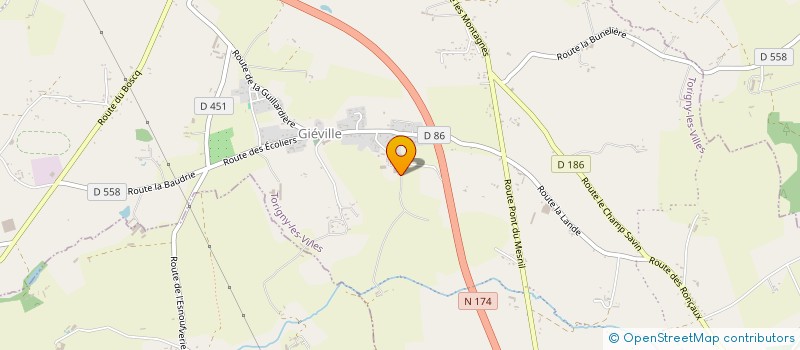 localisation de l'entreprise CHARDINE  TORIGNY-LES-VILLES