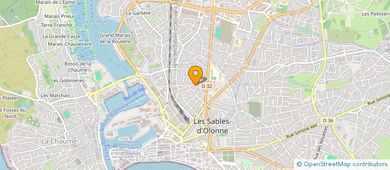 localisation de l'entreprise CHARDON AND CO à LES SABLES D'OLONNE