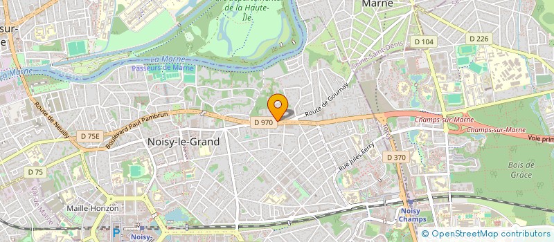 localisation de l'entreprise CHARDON AUTOMOBILES à NOISY-LE-GRAND