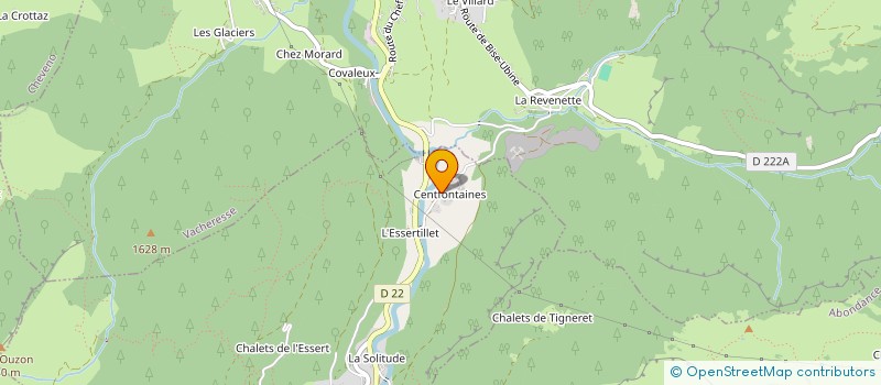 localisation de l'entreprise CHARDON RENOVATION  BONNEVAUX