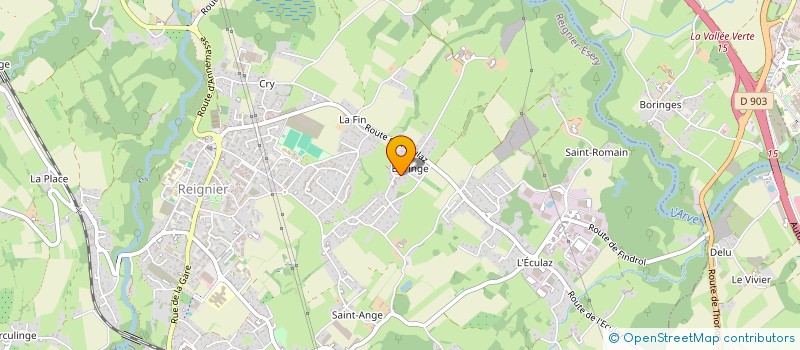 localisation de l'entreprise CHARDON-RUFFIER  REIGNIER-ESERY