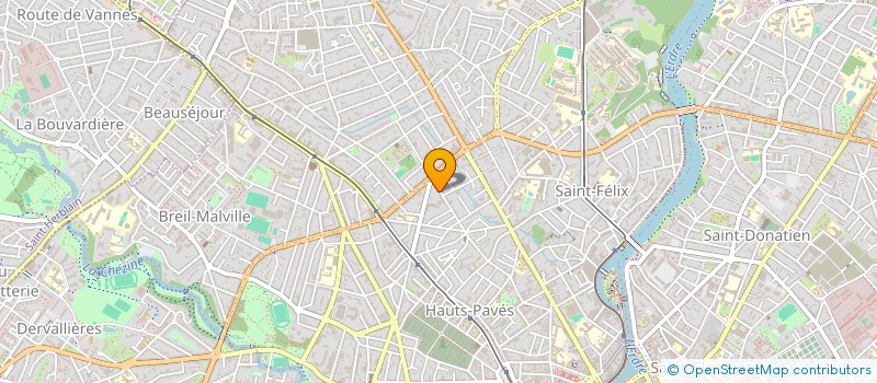 localisation de l'entreprise CHARDON VERT  NANTES