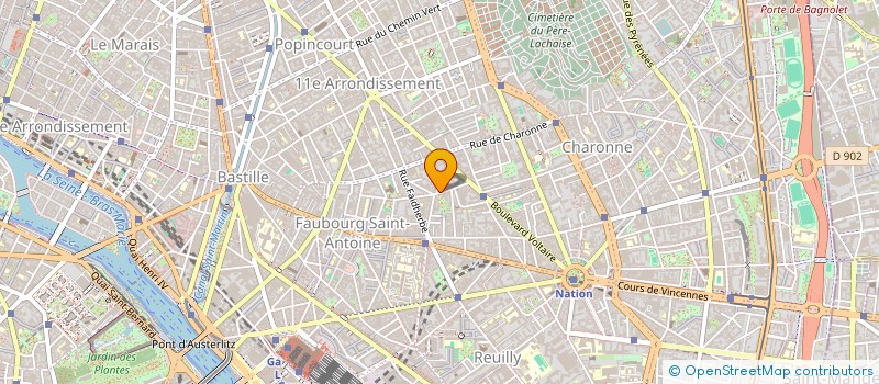 localisation de l'entreprise CHARDONNAY à PARIS