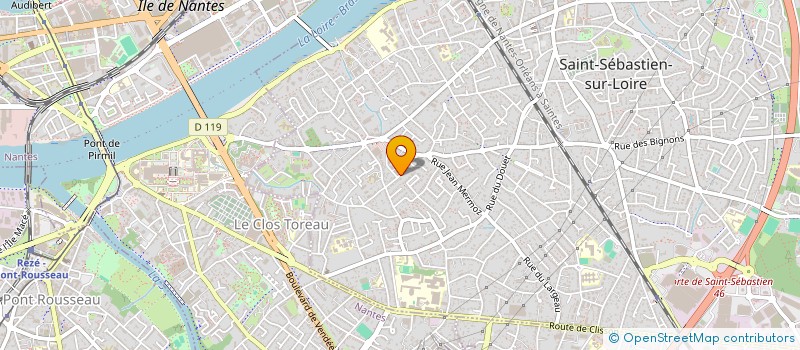 localisation de l'entreprise CHAREF HOLDING  SAINT-SEBASTIEN-SUR-LOIRE