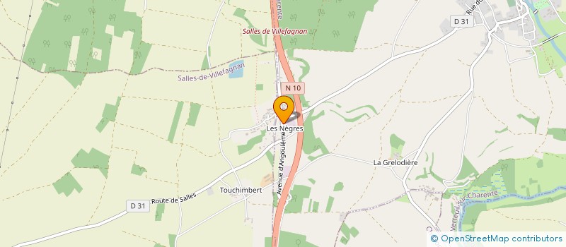 localisation de l'entreprise CHARENT'ISOL à VERTEUIL-SUR-CHARENTE