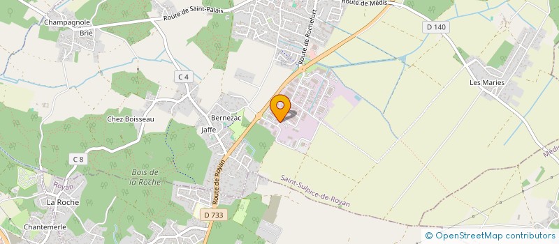 localisation de l'entreprise CHARENT MARIT INVEST  SAINT-SULPICE-DE-ROYAN