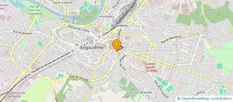 localisation de l'entreprise CHARENTAIS ANNONCE à ANGOULEME
