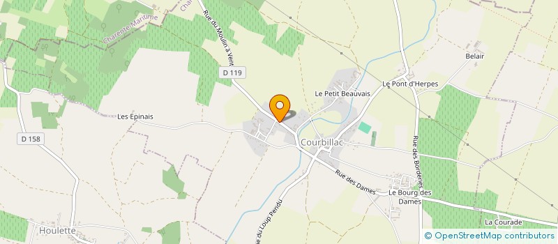 localisation de l'entreprise CHARENTE ASSISTANCE à COURBILLAC