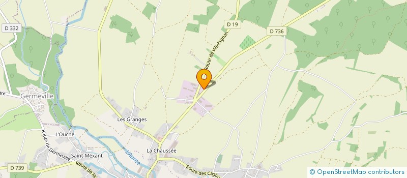 localisation de l'entreprise CHARENTE DECONDITIONNEMENT à LA CHAPELLE
