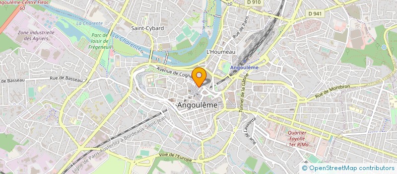 localisation de l'entreprise CHARENTE GOURMANDE à ANGOULEME