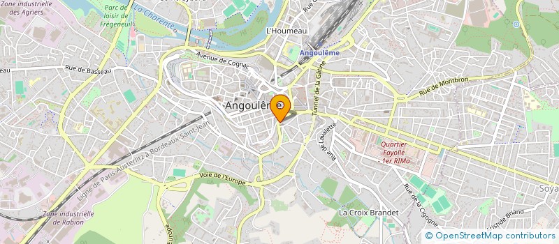 localisation de l'entreprise CHARENTE KENDO à ANGOULEME
