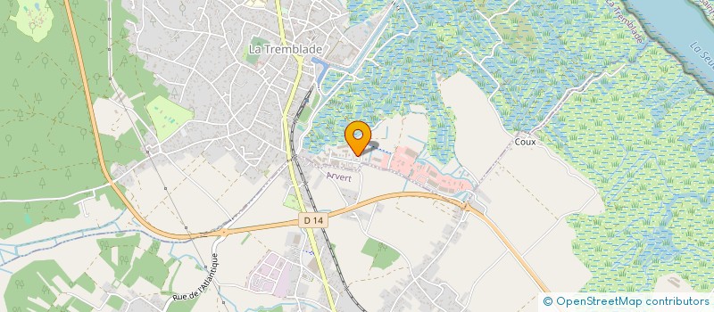 localisation de l'entreprise CHARENTE MARITIME SERVICES  LA TREMBLADE