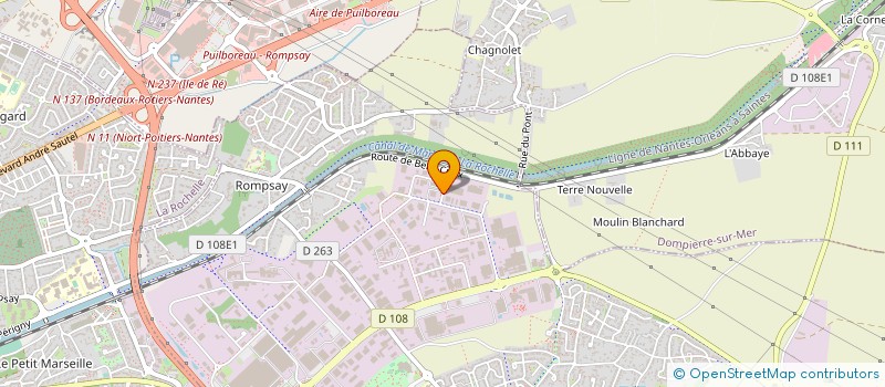 localisation de l'entreprise CHARENTE MATERIEL CHR à PERIGNY