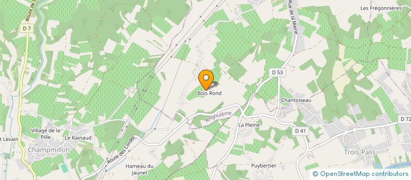 localisation de l'entreprise CHARENTE PLOMBERIE à SAINT-SATURNIN