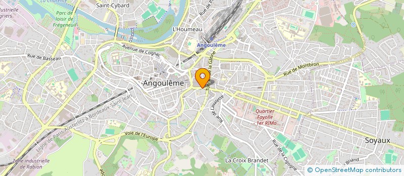 localisation de l'entreprise CHARENTE REPRODUCTION à ANGOULEME