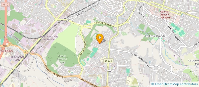 localisation de l'entreprise CHARENTE SERVICE TRAITEUR à ANGOULEME