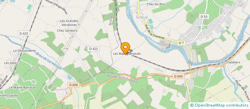 localisation de l'entreprise CHARENTE SOLAIRE INVESTISSEMENT à SIREUIL