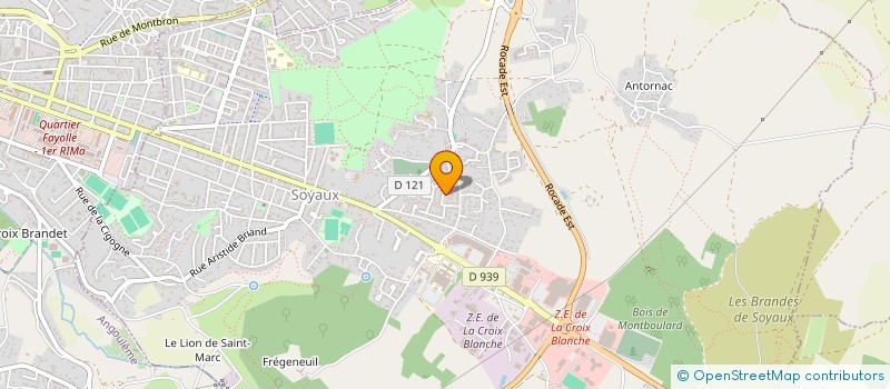localisation de l'entreprise CHARENTE VTT à SOYAUX