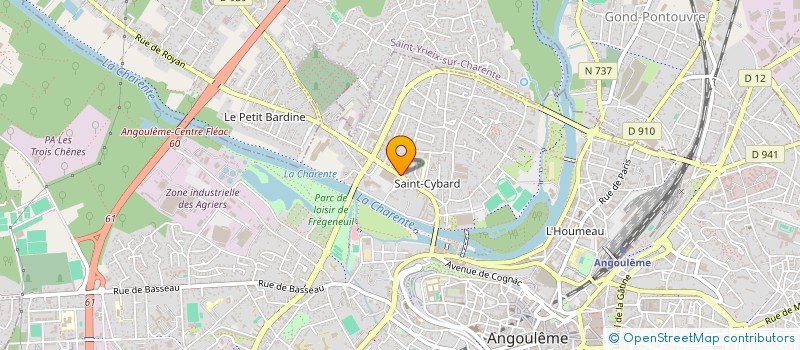 localisation de l'entreprise CHARENTES CONSEILS à ANGOULEME