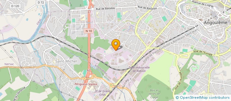 localisation de l'entreprise CHARENTES PORC à ANGOULEME