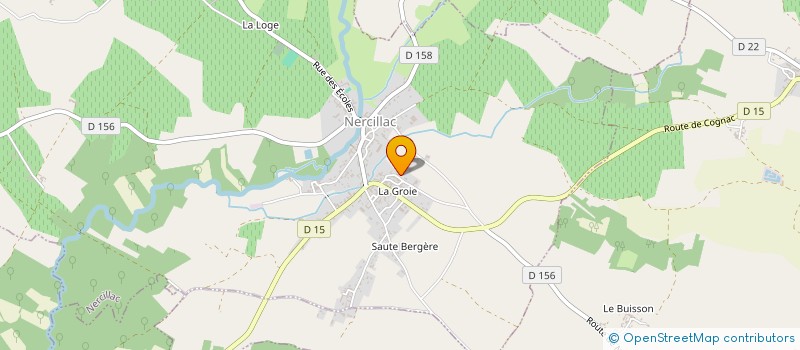 localisation de l'entreprise CHARENTES PRESTATIONS à NERCILLAC