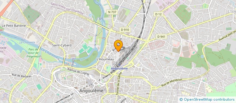 localisation de l'entreprise CHARENTES SERVICE à ANGOULEME